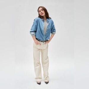 THAKOON - High Waisted Denim Pant - NEW